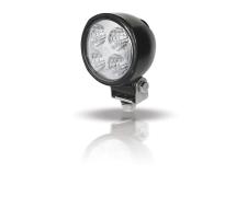 LED prozektor, 6500K,13W/800lm, 9-33VDC, module 70, must ümmargune/väike, 9-33VDC