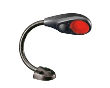 Red Light Chart Table Led Lamp 150mm Black Cover