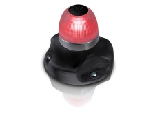 NAVILED 360 ALLROUND LAMP RED SURFACE MOUNT BLACK BASE