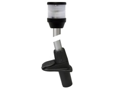 ANCHORLAMP 2010 1066mm, PLUG-IN POLE MOUNT BLACK BASE