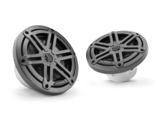 M3, 6,5-inch Marine Coaxial Speakers, Grey Metallic Sport Grilles