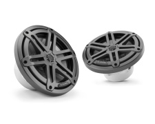 M3, 7,7-inch Marine Coaxial Speakers, Grey Metallic Sport Grilles