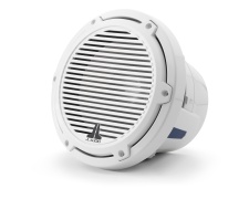 M6-8IB-C-GwGw-4 8-inch (200 mm) Marine Subwoofer Driver, Gloss White Trim Ring, Gloss White Classic Grille, 200W RMS