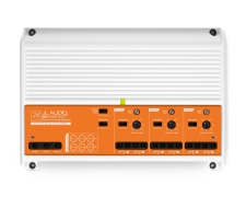 M600/6-24V; For 24V systems only: 6-channel Class D System Marine Amplifier, 100 Watts x 6 @ 2 ohm / 75W x 6 @ 4 ohm - 28.8V