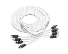 XMD-WHTAIC4-12; 4-ch Twisted-Pair Marine Audio Interconnect w/ Molded Connectors - 12 ft. / 3.66 m
