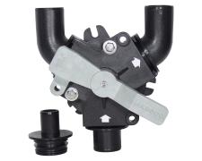 Y-VALVE, SWIVEL PORTS