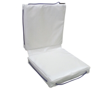 Buoyant Deck Cushion, double, white