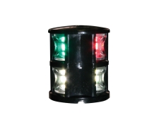 FOS LED 12 Tri-colour & Anchor Light, with black housing
