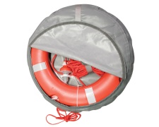 Set Lifebuoy Ring SOLAS 75cm, Lifeb. Light 71325, 30m rope, case gray