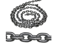Lofrans´ Hot dip galvanized chain ISO 4565 / DIN 766,G40, Diam. 8mm,Calibrated