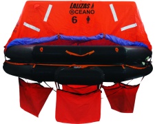 LALIZAS ISO-RAFT Intern. Liferaft, 6 prs, valise