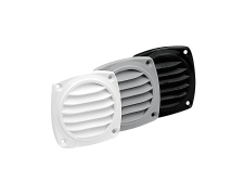 Ventilation Shaft Grilles Cover, Ø85mm, Black