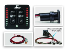 Lenco Led Indicator Integrated Tactile Switch Kit W/ Pigtail For Single Actuator Systems - 123SC-ISK