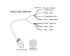 7 Pin Transducer Adapter - Bare wires