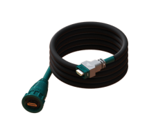 HDMI cable: waterproof connector on one end to connect to Simrad NSS evo2 12/16 and B&G Zeus2 12 multi function displays. 10m (33 ft)