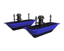 StructureScan® 3D Dual Stainless Steel Thru-Hull Transducers