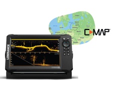 Eagle Eye™ 9 Live ROW + C-MAP DISCOVER DETAĻU KARTE