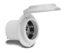 Marinco 16A 230V Inlet Contoured Exp. with Stainless Steel Trim