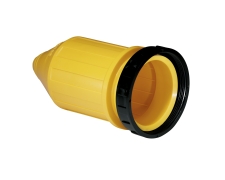 Marinco 32A Weatherproof Cover With Threaded Ring Yellow (Export version)