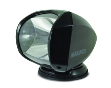 Marinco Spotlight 100W 12V/24V Black including Remote SPLR-2