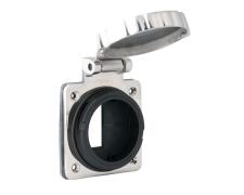 Marinco ELCI Breaker Housing Std Stainless Steel Square Inlet Style