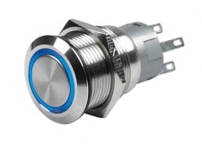 CZone Push Button On-Off Latching 3.3V Blue Led