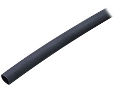 1/4" X 48""" BLACK HEAT SHRINK
