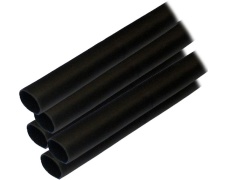 1/2" X 6""" BLACK HEAT SHRINK