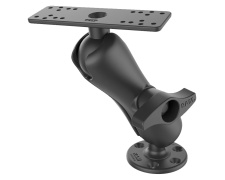 RAM 6.25X2 PLATE W D BALL, ARM & BASE