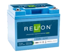 RELiON 12.8V 52Ah 4SC LiFePO4 Battery