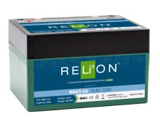 RELiON 12.8V 22Ah TBAR-LiFePO4 Battery