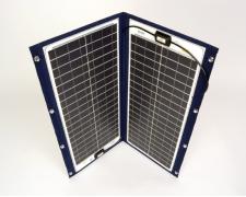 Solar panel; TX 22239 24V, 90Wp, navy blue, Tenax; 873x826(413) mm