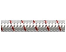 SHOCK-CORD; 6,0mm; white/red
