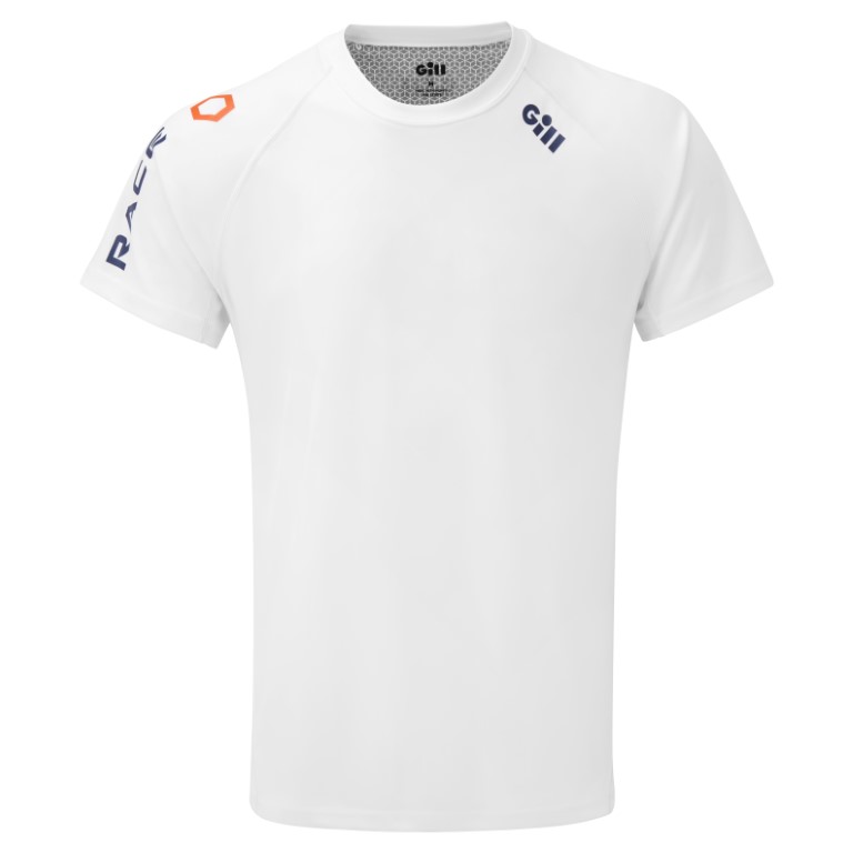 Race Short Sleeve Tee Men´s - White - L