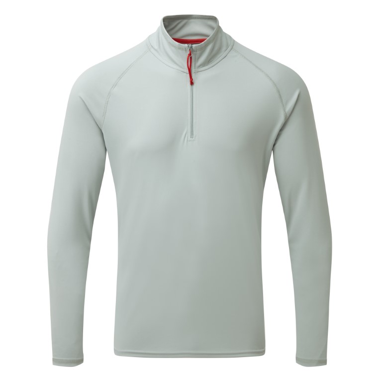 Men´s UV Tec Long Sleeve Zip Tee - Hall - M