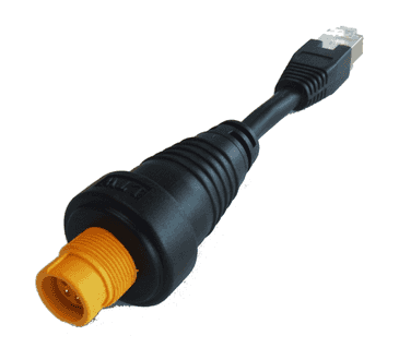 Navico RJ45 M to 5 pin F Ethernet adapter_