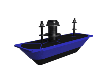 Navico StructureScan® 3D viena nerūsējošā tērauda caurkorpusa devējs