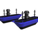 Navico StructureScan® 3D roostevabast terasest läbi kere topeltandurid