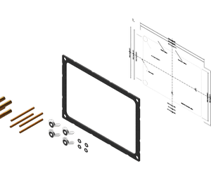 Simrad Yachting GO9 XSE & Vulcan 9 Dash Mount Kit