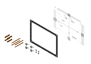 Simrad Yachting GO9 XSE & Vulcan 9 Dash Mount Kit