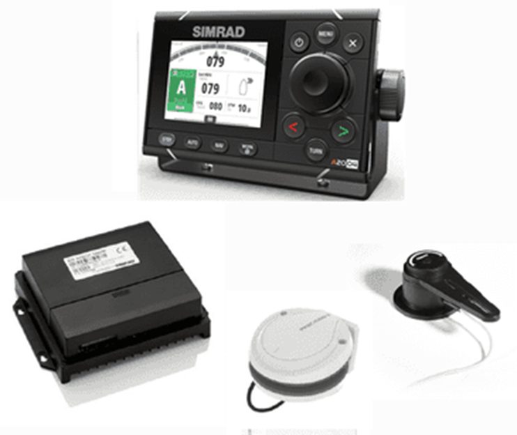 Simrad Pro A2004 autopiloodi süsteemi komplekt koos Precision-9 kompassiga