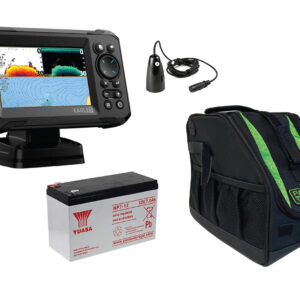 Lowrance EAGLE 5 SplitShot™ ROW+KOTT S+AKU+JÄÄNDUR