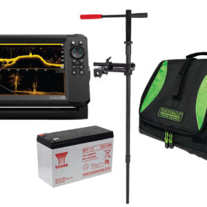 Lowrance Eagle Eye™ 9 Live ROW+KOTT L+AKU+Patriot Livefix 360 anduri kinnitus