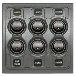BEP PAN 1000 6W SW & FUSE GREY MC6
