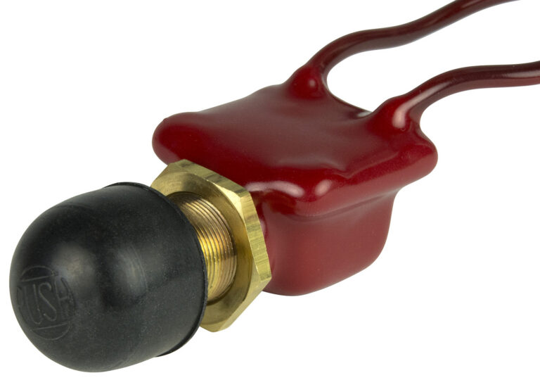 BEP SWITCH-PUSH/B MOM RBR CAP SLD