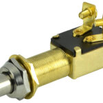 BEP SWITCH-PUSH/B MOM-RECESSED
