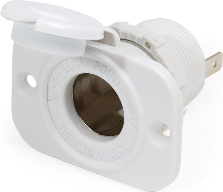 Blue Sea Systems 12VDC DASH SOCKET WHT