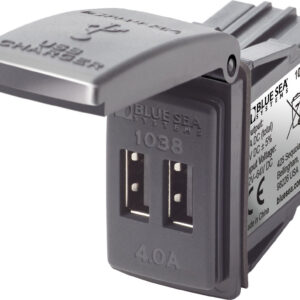 Blue Sea Systems 48VDC DUAL USB 4A SWMNT