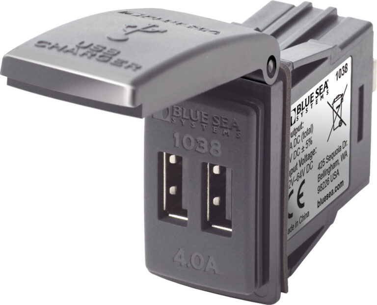 Blue Sea Systems 48VDC DUAL USB 4A SWMNT