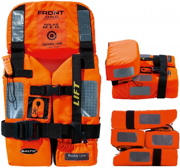 Baltic M.E.D/SOLAS Child *; Orange, Barn, 15-43 kg